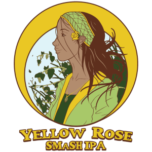 Lone Pint Yellow Rose on Draft at Botanic Beer Garden