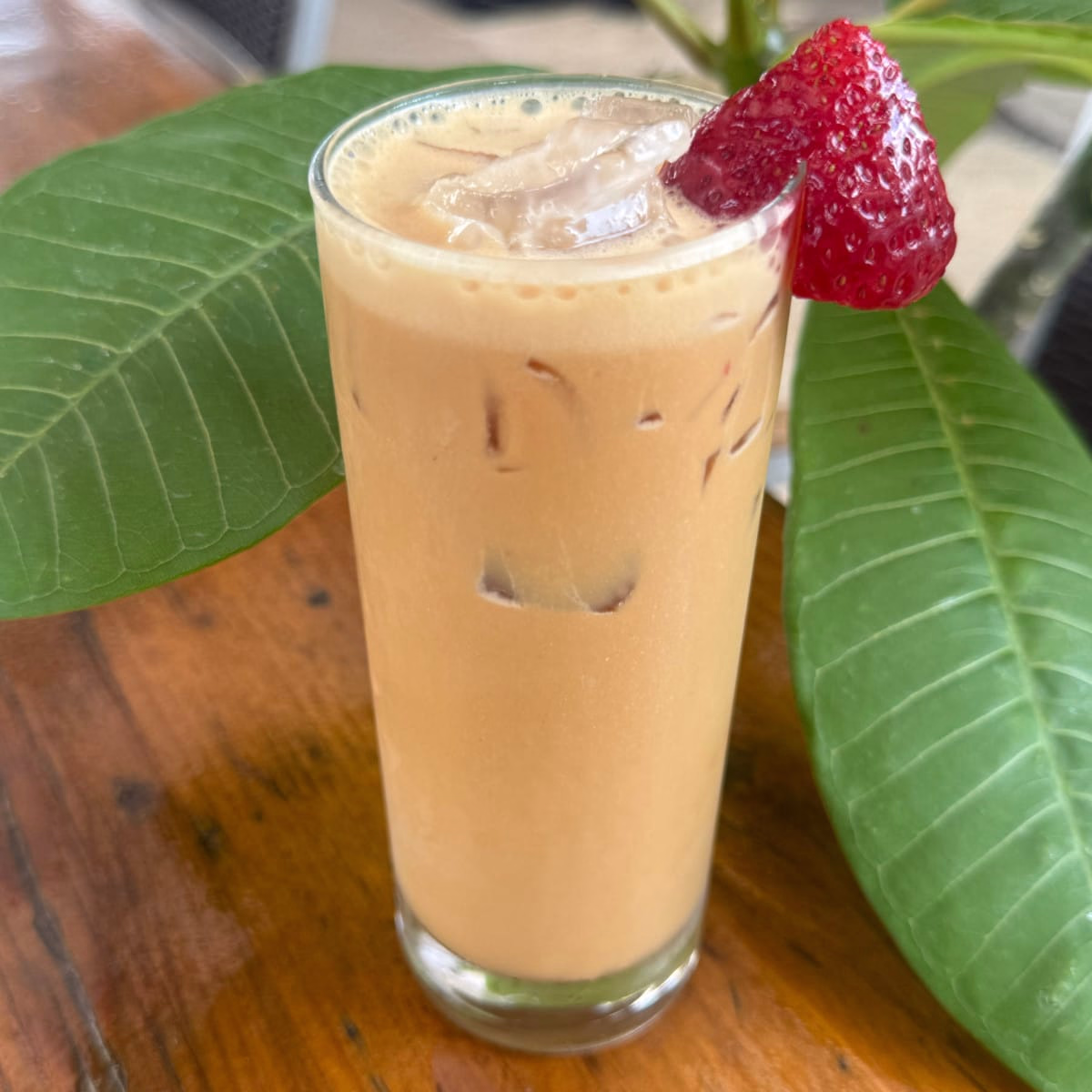 Iced Strawberry Nirvana Latte