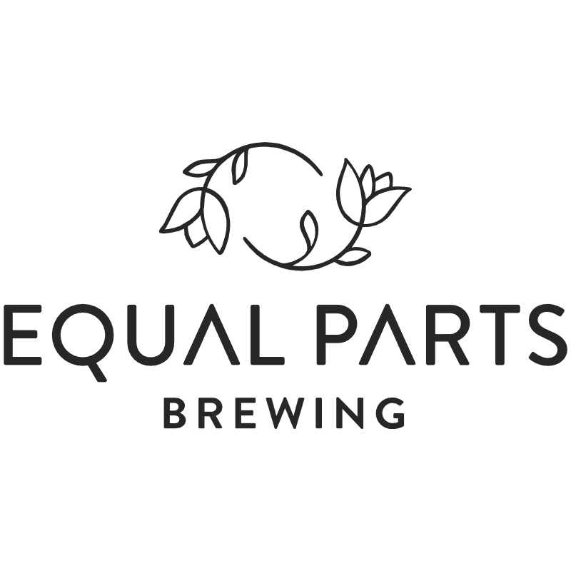 equal parts brewing logo for Heights beer garden Houston 77007