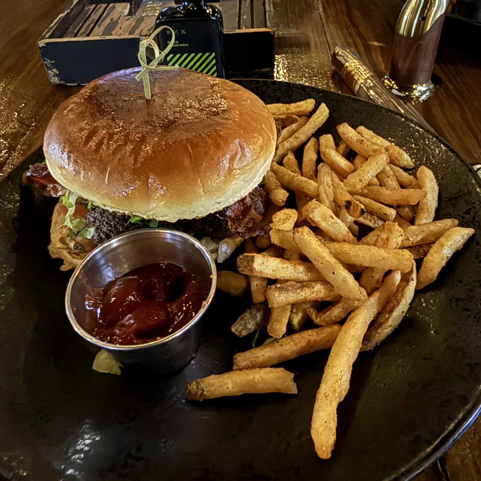 Burger and Beer @ heights beer garden