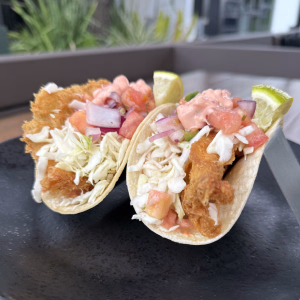 fish tacos lunch or dinner heights beer garden